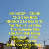 XẢ NGỘP – CHÍNH CHỦ CẦN BÁN NHANH 2 Lô Đất Vị Trí Tại Huyện Đăk Lấp,tỉnh Đăk Nông